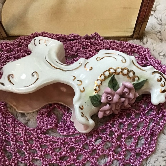 Vintage Ornate Ceramic Shoe - Picture 3 of 5